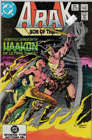 Arak: Son of Thunder Issue #18 DC Comics  $3.00
