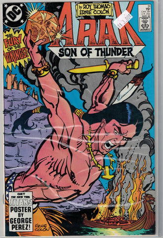 Arak: Son of Thunder Issue #31 DC Comics  $3.00