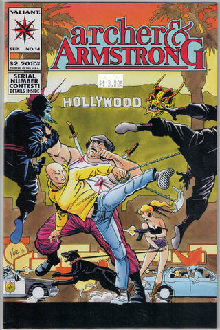 Archer & Armstrong Issue #14 Valiant Comics $3.00