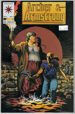 Archer & Armstrong Issue # 3 Valiant Comics $4.00