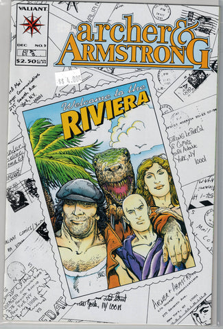 Archer & Armstrong Issue # 5 Valiant Comics $4.00