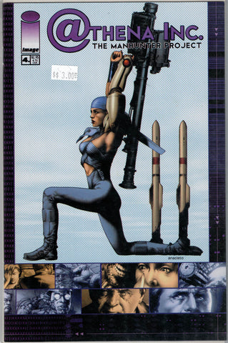 Athena Inc. The Manhunter Project Issue 4B Image Comics $3.00