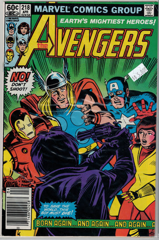 Avengers Issue # 218 Marvel Comics $5.00