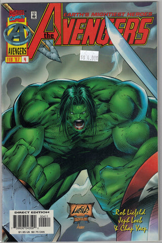 Avengers series 3 Issue  # 4 (1997 Version) Marvel Comics  $4.00