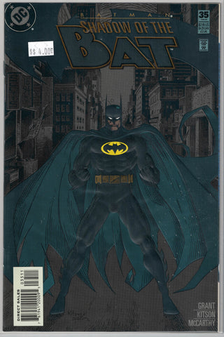 Batman: Shadow of the Bat Issue #35 (Embossed Cover) DC Comics $4.00