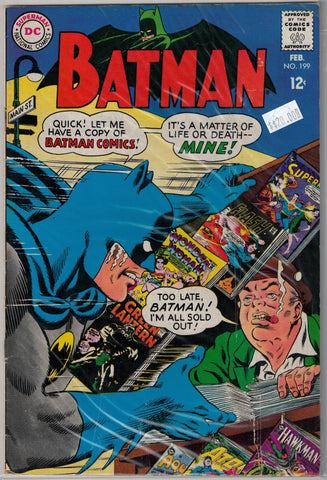 Batman Issue # 199 DC Comics $20.00