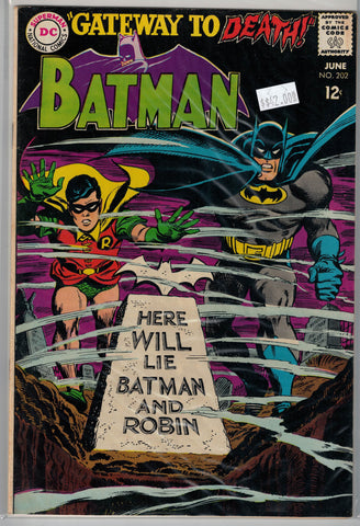 Batman Issue # 202 DC Comics $42.00