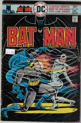 Batman Issue # 274 DC Comics  $9.00