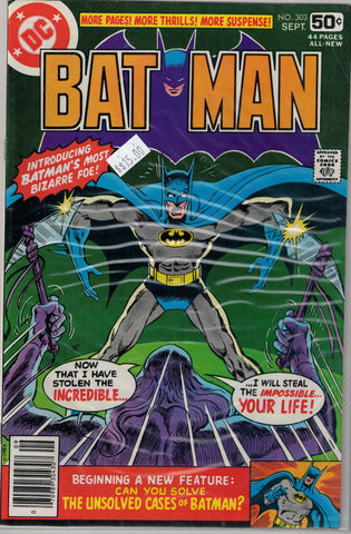Batman Issue # 303 DC Comics $15.00