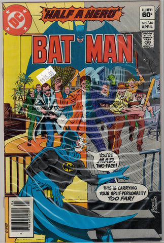 Batman Issue # 346 DC Comics $15.00