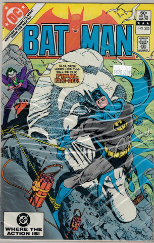 Batman Issue # 353 DC Comics $20.00