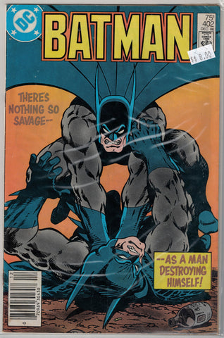 Batman Issue # 402 DC Comics $8.00