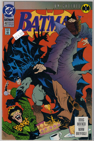 Batman Issue # 492 DC Comics $6.00