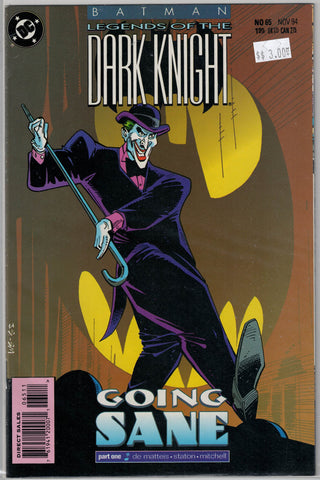 Batman Legends of the Dark Knight Issue #65 DC Comics $3.00