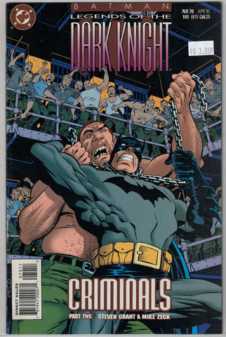 Batman Legends of the Dark Knight Issue #70 DC Comics $3.00