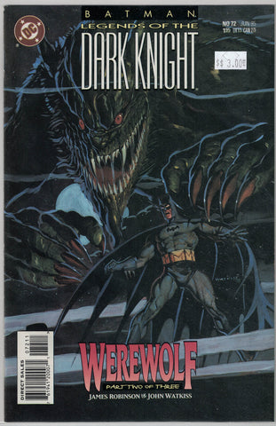 Batman Legends of the Dark Knight Issue #72 DC Comics $3.00