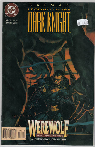 Batman Legends of the Dark Knight Issue #73 DC Comics $3.00