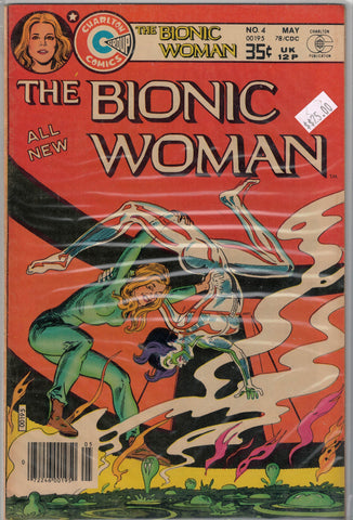 Bionic Woman Issue # 4 Charlton Comics $25.00
