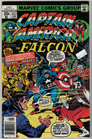 Captain America Issue #217 Marvel Comics $9.00