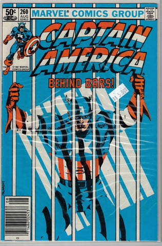 Captain America Issue #260 Marvel Comics $5.00
