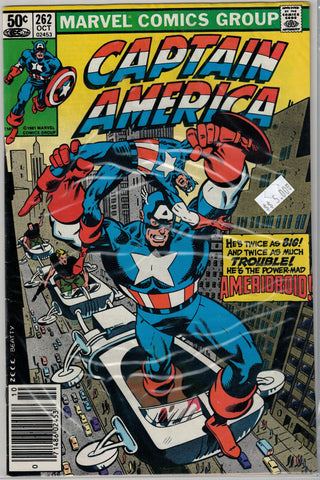 Captain America Issue #262 Marvel Comics $5.00