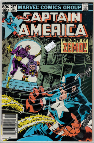 Captain America Issue #277 Marvel Comics $5.00