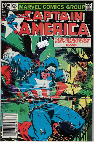 Captain America Issue #280 Marvel Comics $5.00