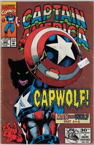 Captain America Issue #405 Marvel Comics $3.00