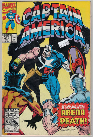 Captain America Issue #411 Marvel Comics $3.00
