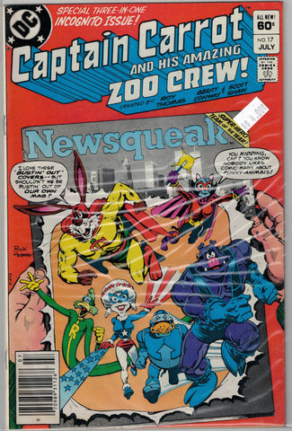 Captain Carrot and His Amazing Zoo Crew Issue #17 DC Comics $4.00