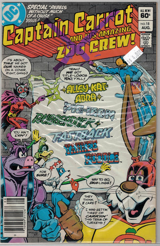 Captain Carrot and His Amazing Zoo Crew Issue #18 DC Comics $4.00