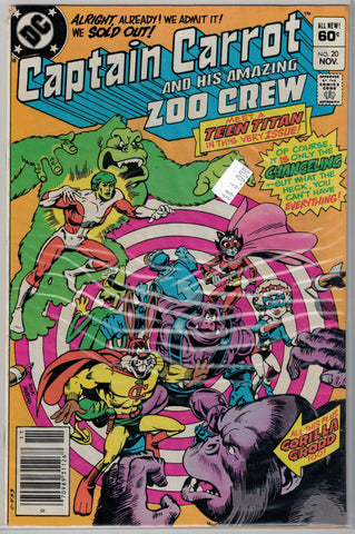 Captain Carrot and His Amazing Zoo Crew Issue #20 DC Comics $4.00