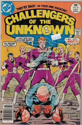 Challengers of the Unknown Issue #81 DC Comics $12.00