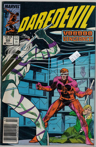 Daredevil Issue # 244 Marvel Comics $3.00
