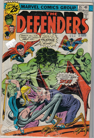 Defenders Issue #  35 Marvel Comics $5.00