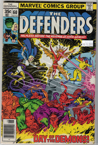 Defenders Issue #  60 Marvel Comics $4.00