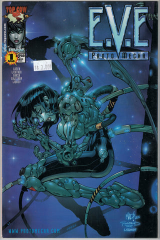 EVE Proto Mecha Issue 1 (Dark Blue Cover) Image/Top Cow Comics  $3.00