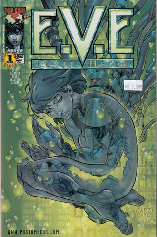 EVE Proto Mecha Issue 1 (Yellow Cover) Image/Top Cow Comics  $3.00