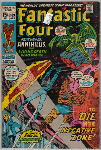Fantastic Four Issue # 109 Marvel Comics  $18.00