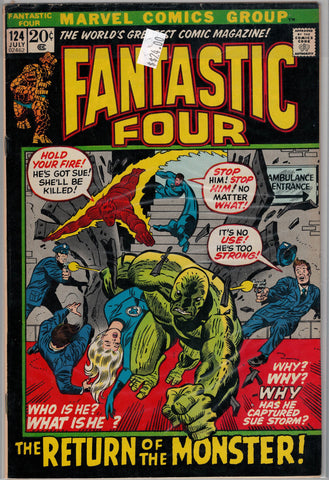 Fantastic Four Issue # 124 Marvel Comics $24.00