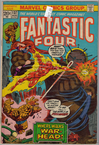 Fantastic Four Issue # 137 Marvel Comics $12.00
