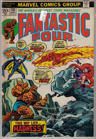 Fantastic Four Issue # 138 Marvel Comics $12.00