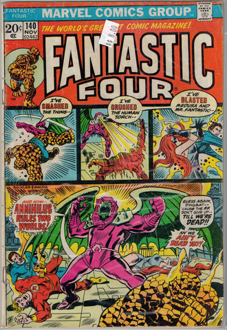 Fantastic Four Issue # 140 Marvel Comics  $8.00