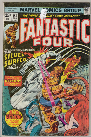 Fantastic Four Issue # 155 Marvel Comics  $9.00
