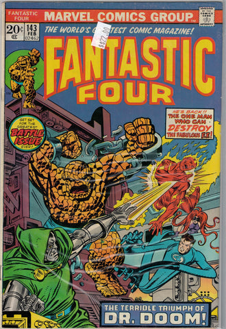 Fantastic Four Issue # 143 Marvel Comics  $22.00