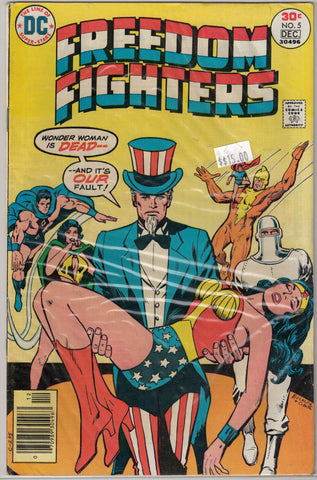 Freedom Fighters Issue # 5 DC Comics $15.00