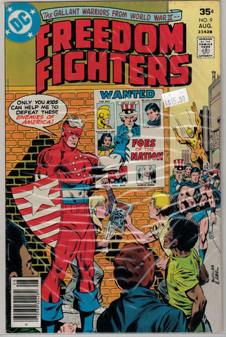Freedom Fighters Issue # 9 DC Comics $15.00