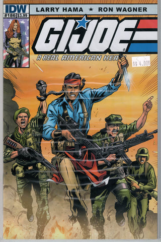 G.I. JOE Real American Hero Issue # 186 IDW Comics  $4.00