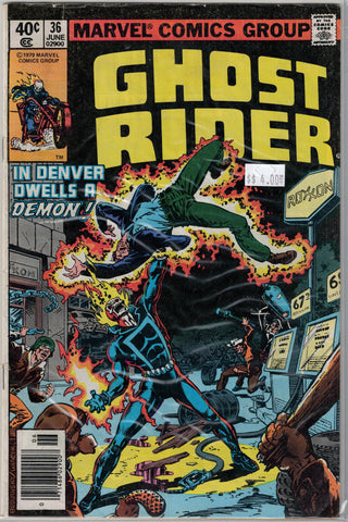 Ghost Rider Issue # 36 Marvel Comics $4.00