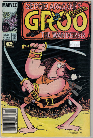 Groo the Wanderer Issue # 22 Marvel Comics  $3.00